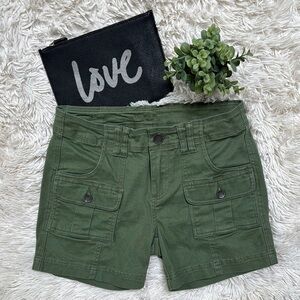 Kut from the Kloth Green Cargo Shorts